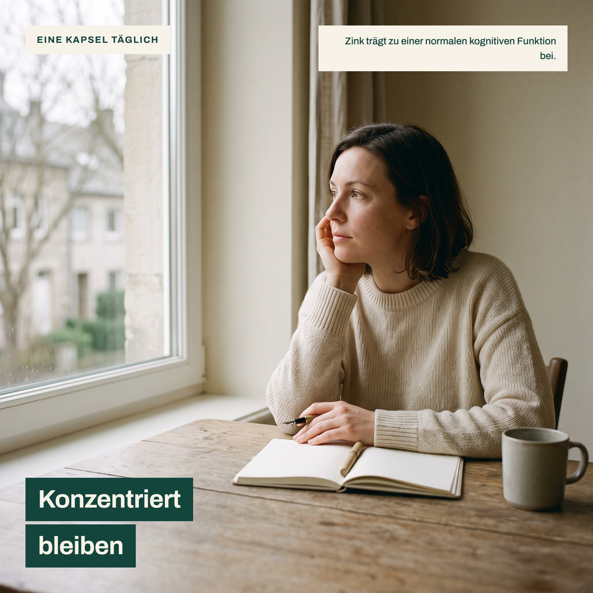 NervaraLab Zink Bisglycinat – 60 Kapseln für 60 Tage
