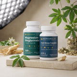 Nerven-Set: Magnesium Bisglycinat & Anti-Stress Komplex – Bild 2