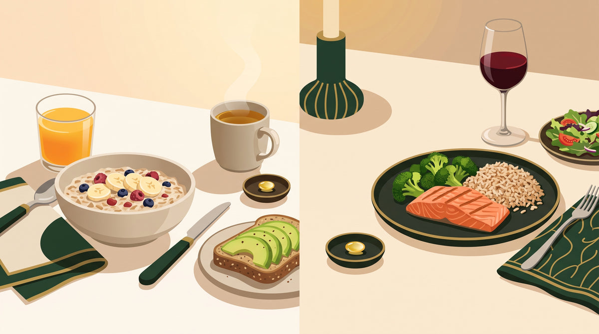 Vitamin D morgens oder abends? Wichtiger als die Uhrzeit ist die Mahlzeit dazu.